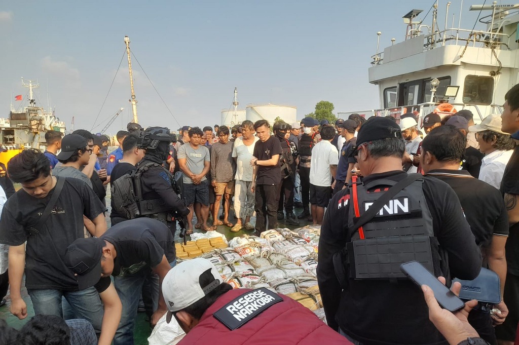 BNN Bongkar Penyelundupan 800 Kg Ketamin di Natuna Utara, Modus Baru Manfaatkan Vape