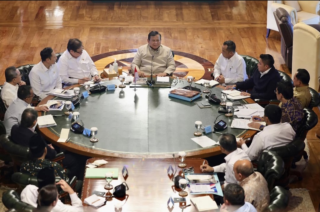 Prabowo Pimpin Rapat di Hambalang, Bahas Penyediaan Rumah Terjangkau untuk Rakyat