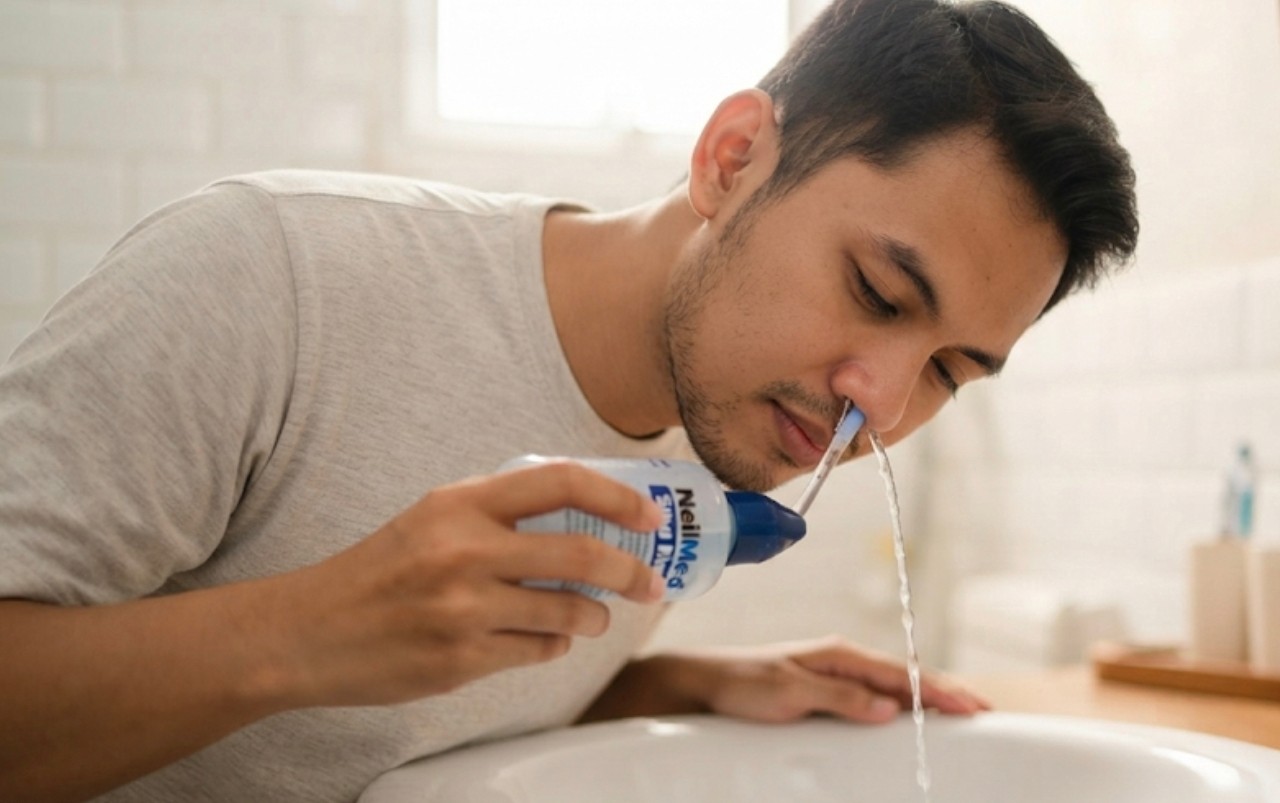 Bukan Cuma Cuci Muka, Dokter Ungkap Pentingnya Cuci Hidung untuk Bersihkan Polusi