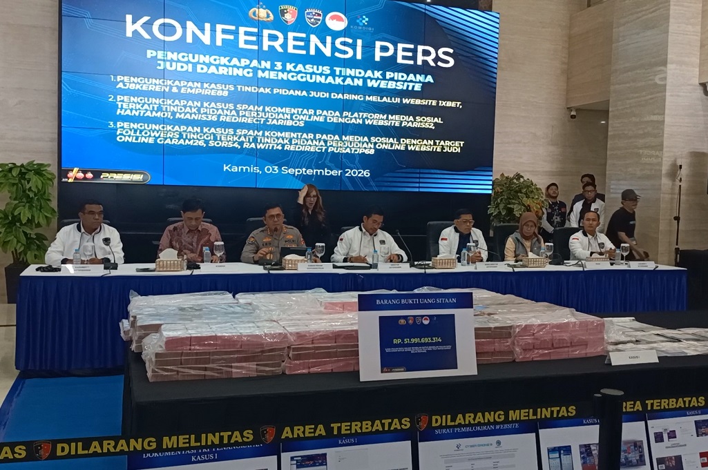 Bareskrim Bongkar Kasus Promosi Judol lewat Spam Komentar Medsos, Tangkap 6 Tersangka