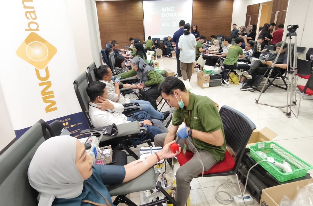 Ratusan Karyawan MNC Group Antusias Ikuti Donor Darah MNC Love Donation di iNews Tower