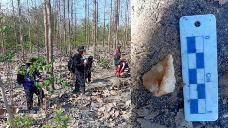 Jejak Kehidupan Masa Lampau Ditemukan di Hutan Nganjuk, Fragmen Tulang hingga Mata Panah