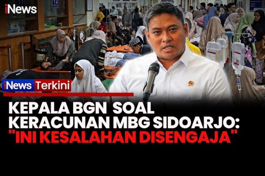 Kepala BGN Geram! Ratusan Kasus Keracunan MBG Sidoarjo Terungkap, Ini Penyebabnya