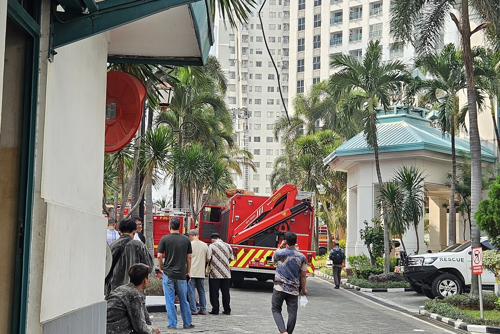 Detik-Detik Kebakaran Apartemen di Tanah Abang, Terdengar Teriakan Minta Tolong
