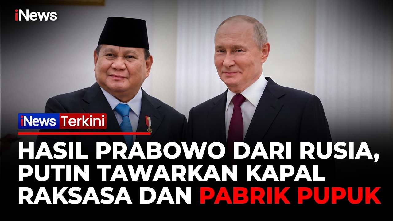 Prabowo-Putin Bahas Investasi Besar, dari Pupuk hingga Kapal Canggih dan Mutakhir
