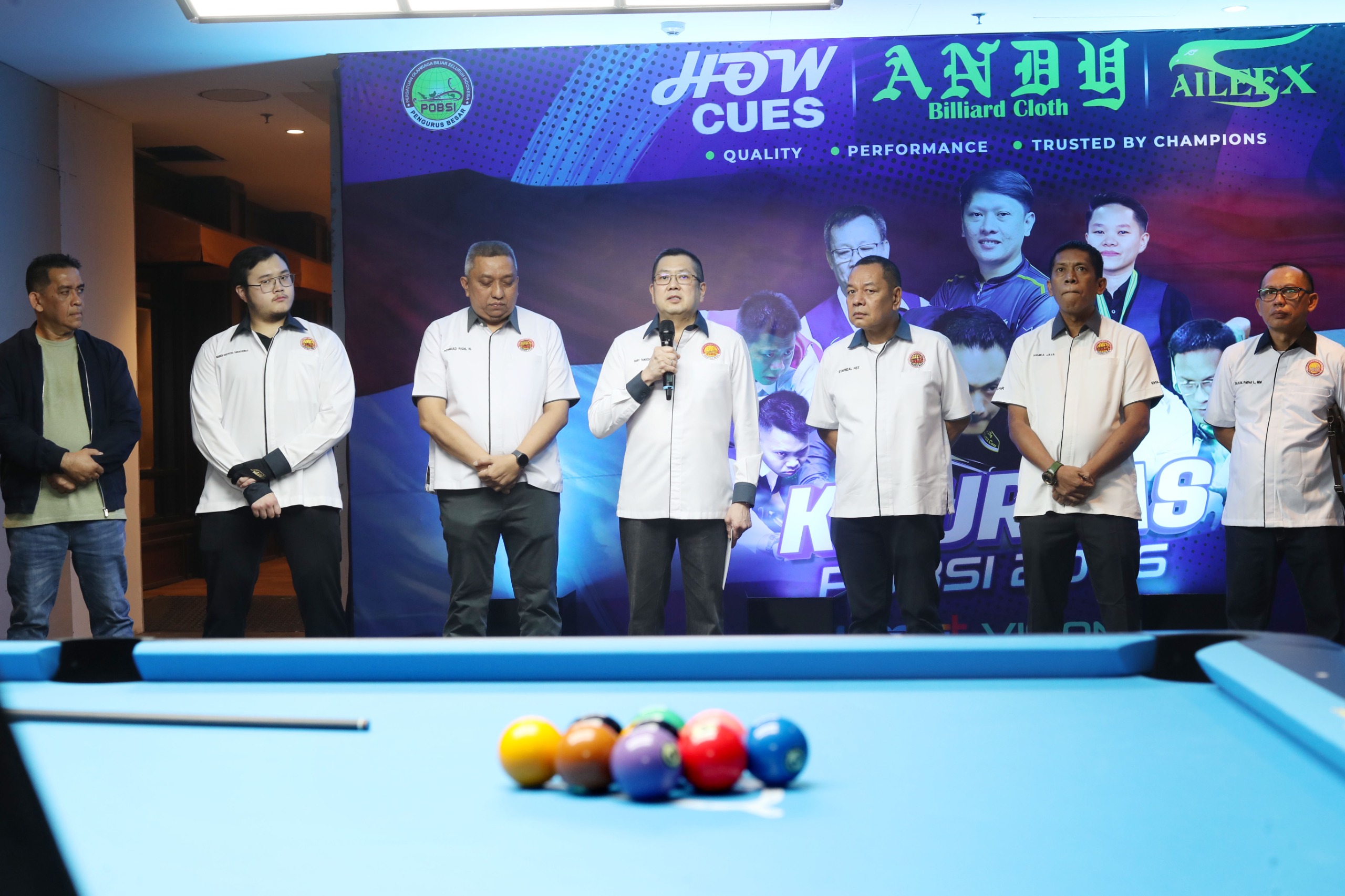 Kejurnas PB POBSI 2026 Resmi Dibuka, Hary Tanoesoedibjo Bidik Atlet Biliar Kelas Dunia