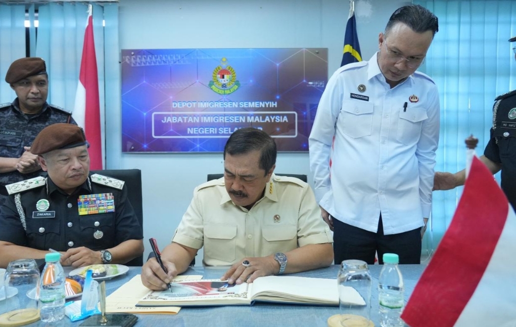 Perkuat Sinergi Indonesia–Malaysia, Menteri Imipas Tinjau 46 PMI di DTI Semenyih