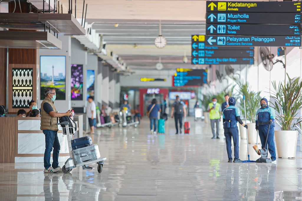 Suasana Bandara Halim Perdanakusuma usai Ditutup karena Abu Vulkanik Anak Krakatau