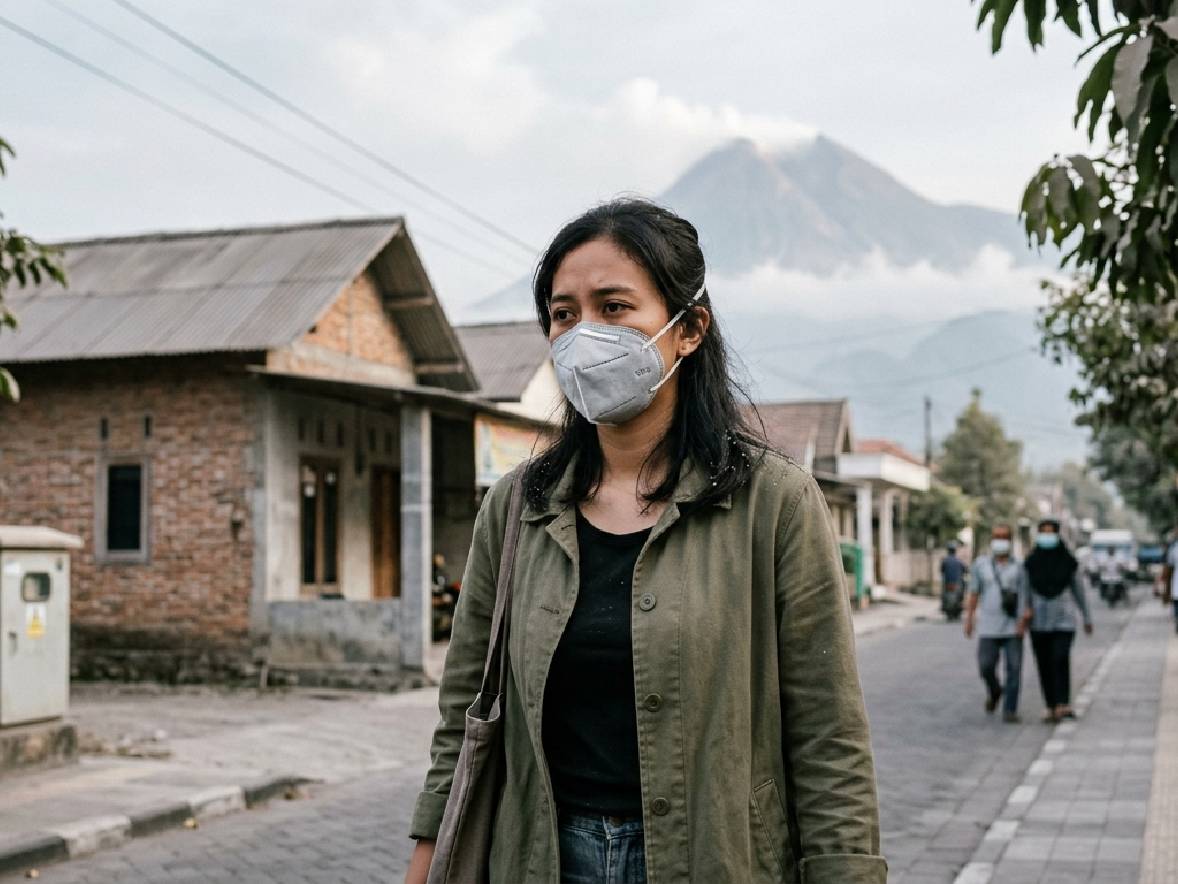 Waspada! Abu Vulkanik dari Erupsi Gunung Anak Krakatau Terbukti Berbahaya bagi Kesehatan