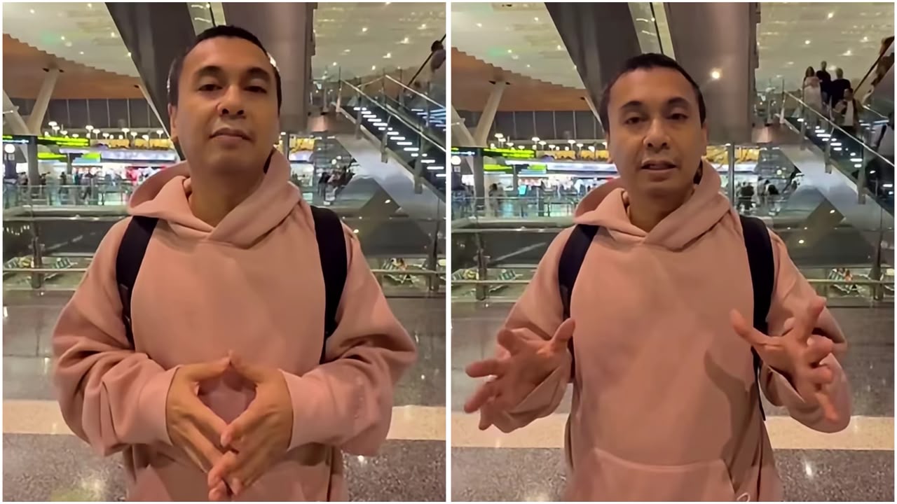 Menegangkan! Pesawat Raditya Dika Putar Balik ke Qatar gegara Erupsi Anak Krakatau