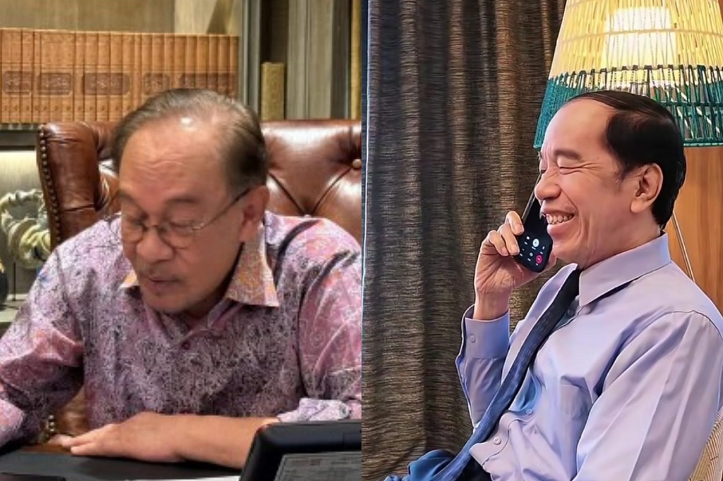 PM Malaysia Anwar Ibrahim Telepon Jokowi, Sampaikan Solidaritas Erupsi Anak Krakatau dan Karhutla