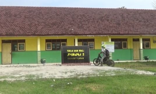 SD Negeri Juipurapah 2, Jombang, Senin (27/1/2020) (Foto:iNews/Mukhtar Bagus)