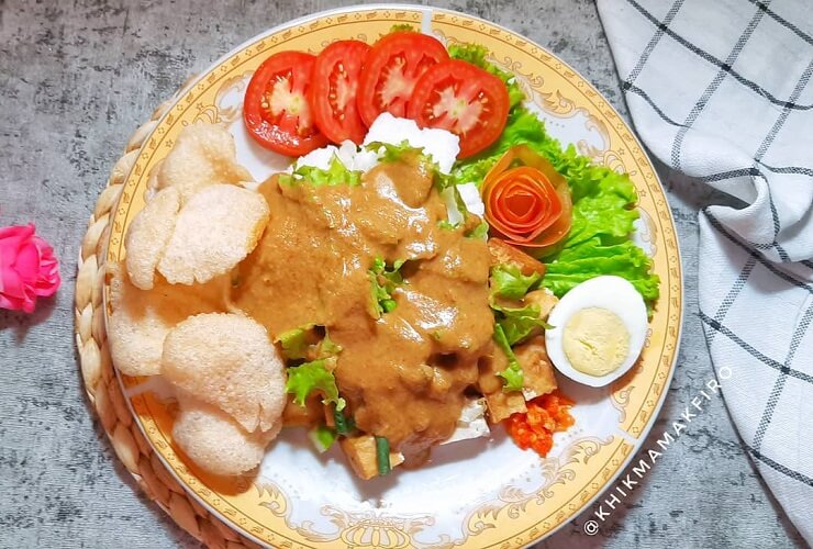 Resep Gado Gado Padang IG@khikmamakfiro (iNews.id/esa putra tanjung)