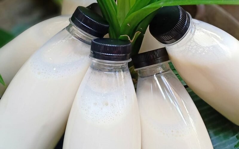Cara Membuat Susu Kedelai Murni IG@march.kitchen.jkt (iNews.id/esa putra tanjung)