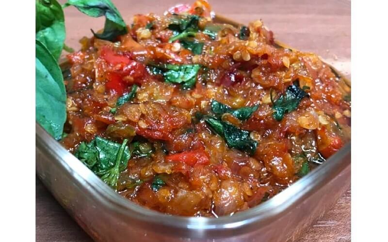 Resep Sambal Lamongan Tomat Uleg (Foto: Instagram IG@sambalmamakyu)