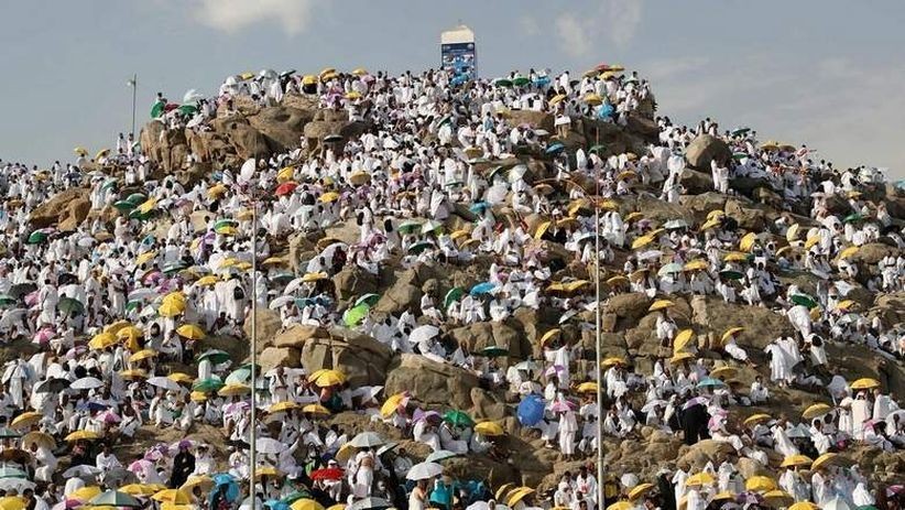Padang Arafah Padang Arafah merupakan titik pertemuan Nabi Adam dan istrinya Siti Hawa. (Foto: AFP)