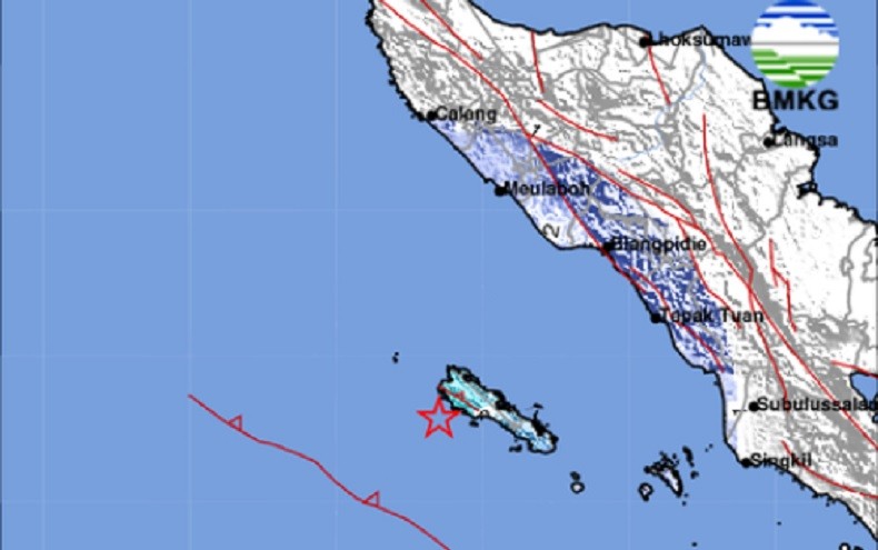 Gempa Hari Ini M 5,0 Guncang Sinabang Aceh, Cek Pusat Getarannya