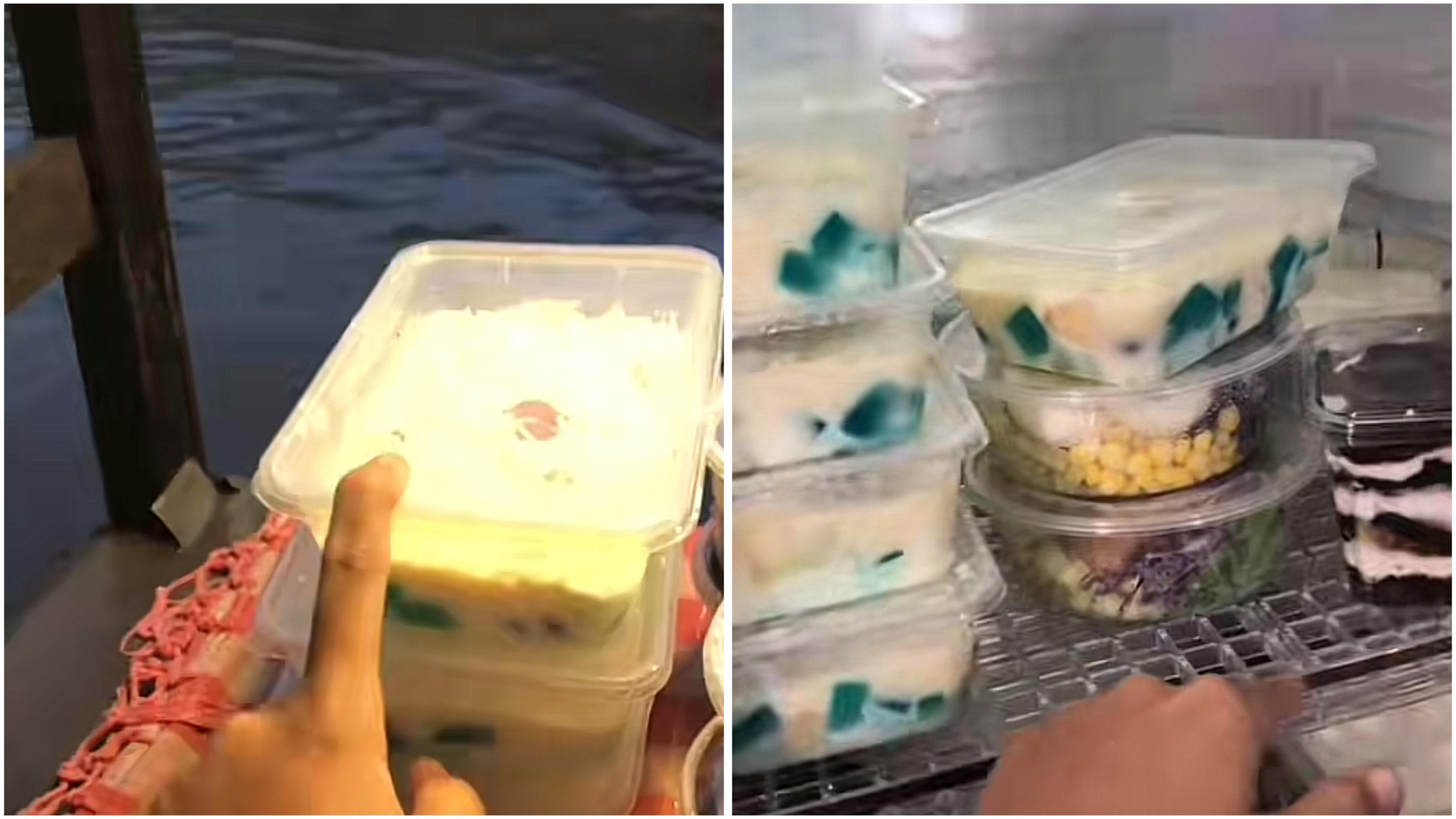 Viral Penjual Takjil Tetap Jualan saat Banjir, Salad Buah Bikin Ngiler!