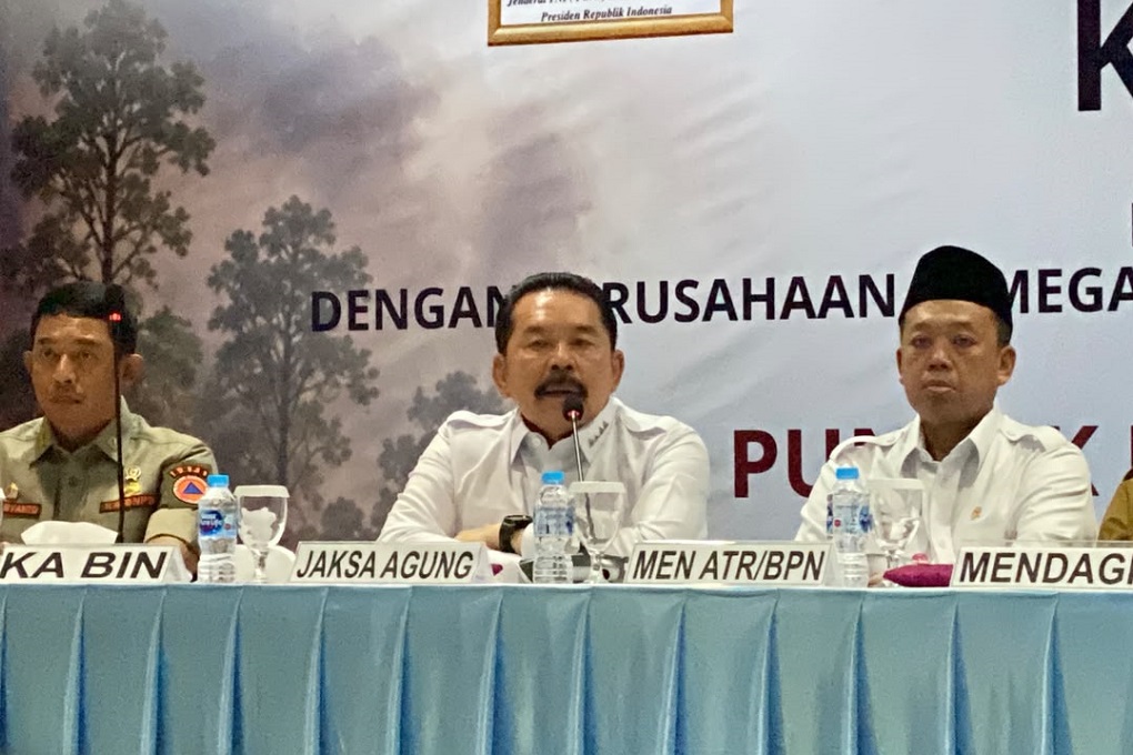 Jaksa Agung Siapkan 3 Instrumen Jerat Perusahaan Pembakar Hutan, Apa Saja?