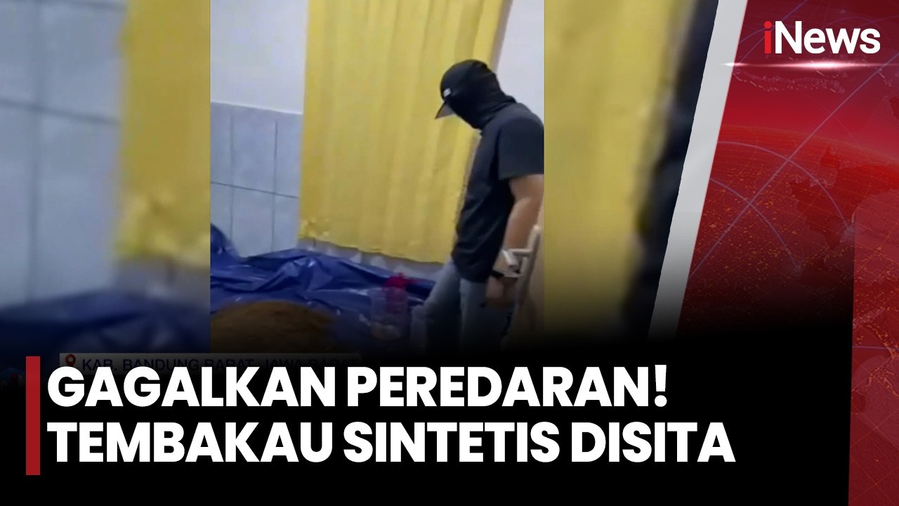 Polisi Sita 150 Kg Tembakau Sintetis Senilai Rp15 Miliar di Bandung Barat