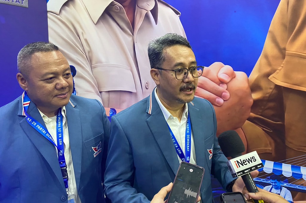 Sekjen Perindo Hadiri Perayaan HUT ke-25 Demokrat, Ajak Semua Parpol Bangun Iklim Politik Kondusif