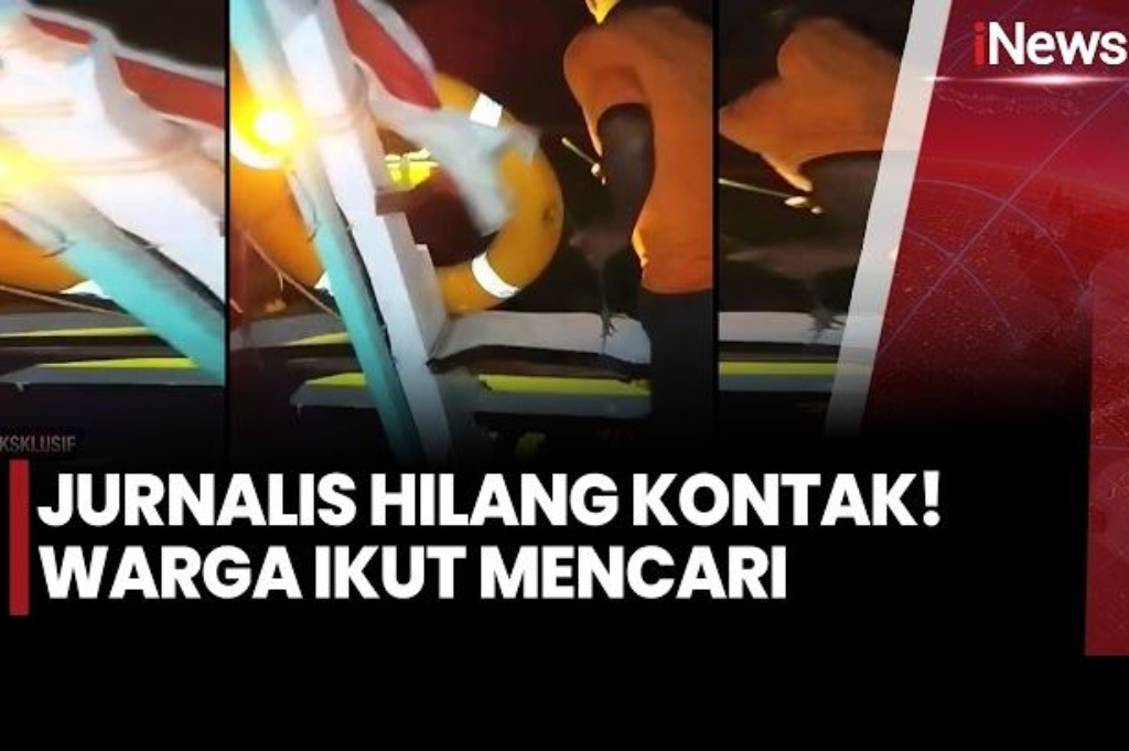Pencarian Jurnalis iNews dan 4 Wartawan Hilang, Warga Pulau Sebesi Ikut Sisir Lautan