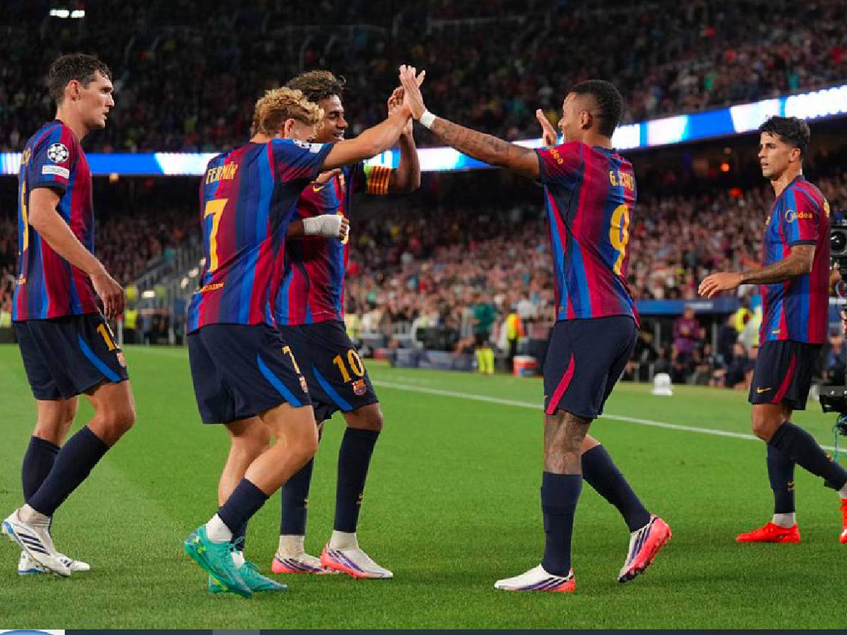 Hasil Lengkap Liga Champions: Barcelona dan PSG Kompak Pesta Gol