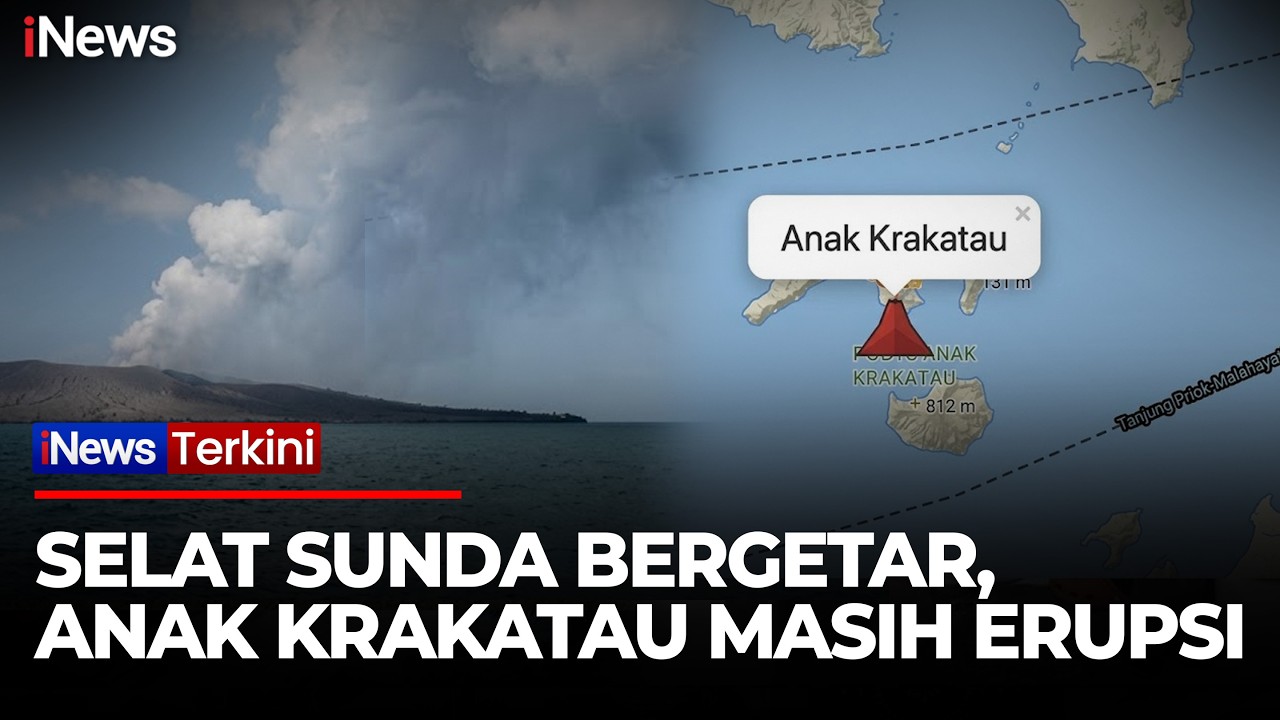 Anak Krakatau Erupsi Lagi 17 Detik, Status Siaga dan Radius Bahaya 3 Km