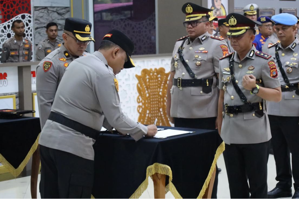 Sertijab 2 PJU dan 5 Kapolres di Polda Aceh, Ini Nama-namanya