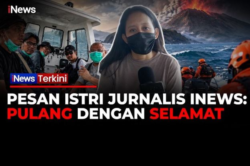 Doa Istri Yudistiro Jurnalis iNews yang Hilang di Selat Sunda: Pulang dengan Selamat