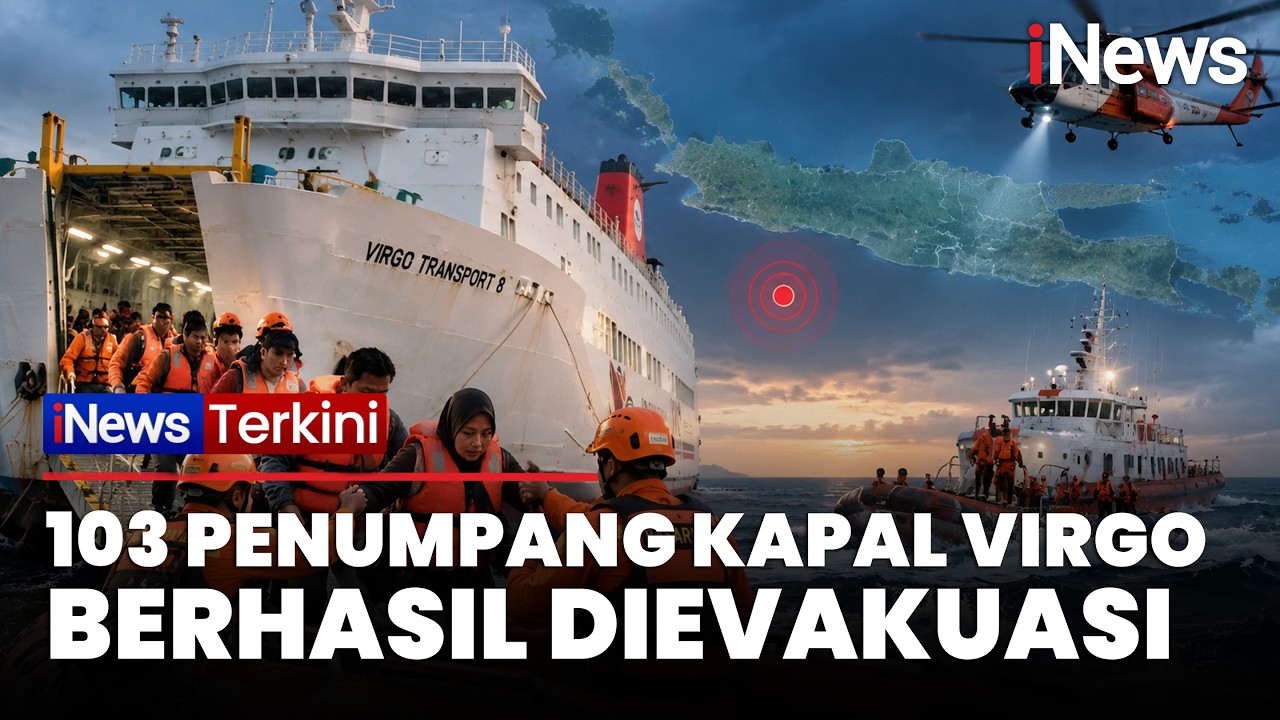 Hilang Kontak di Laut Jawa, 103 Penumpang KM Virgo Transport 8 Berhasil Dievakuasi, 1 Meninggal 