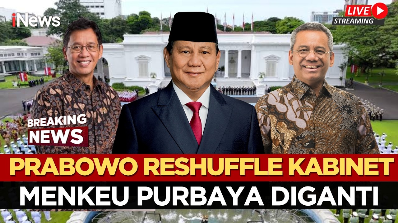 Presiden Prabowo Copot Purbaya, Suahasil Nazara Jadi Menkeu 