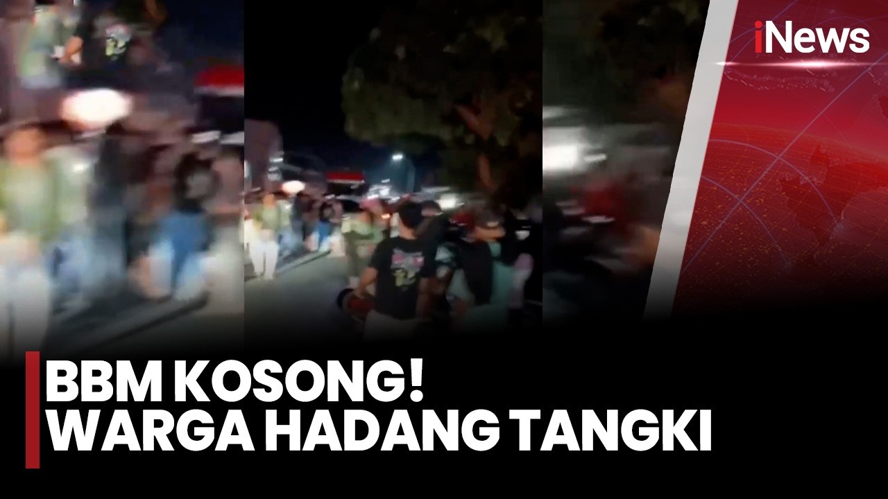 Warga Takalar Hadang Truk Tangki BBM di Depan SPBU akibat Kelangkaan