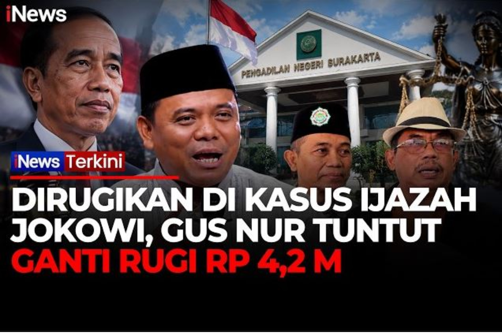Merasa Dirugikan, Gus Nur Mantan Terpidana Kasus Ijazah Jokowi Tuntut Ganti Rugi Rp4,2 Miliar
