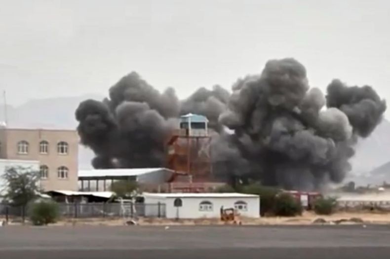 Kasih Paham Houthi, Militer Arab Saudi Gempur Gedung Pemerintah Taiz Yaman