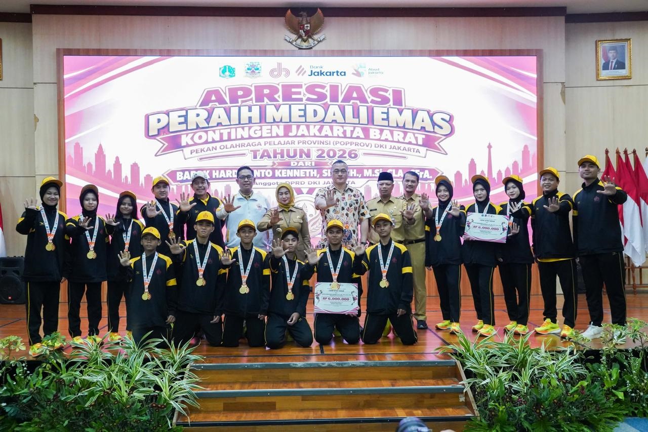 Bikin Sejarah! Jakarta Barat Juara Umum Popprov DKI Jakarta 2026 dengan 7 Medali Emas