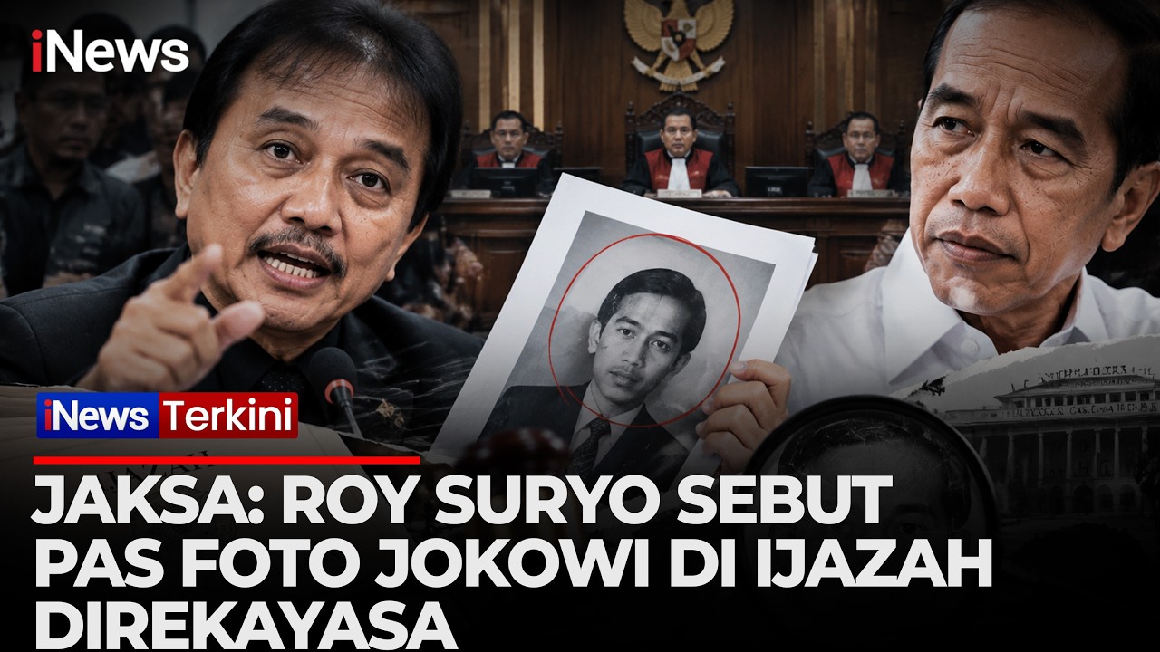 Sidang Perdana Roy Suryo! Jaksa Ungkap Tudingan Pas Foto Ijazah Jokowi Direkayasa