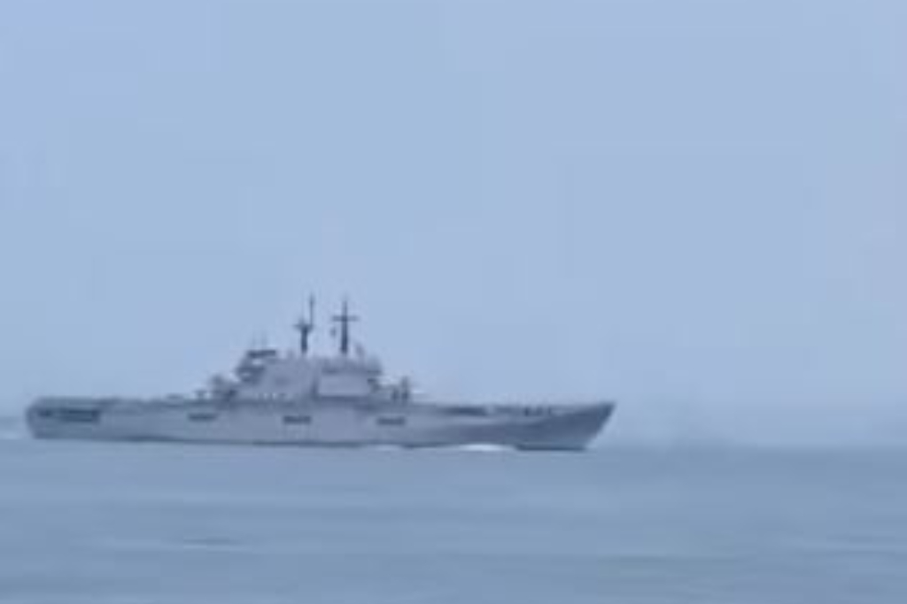 Kapal Induk Giuseppe Garibaldi Mulai Masuki Perairan RI, Terpantau Melintas di Batam