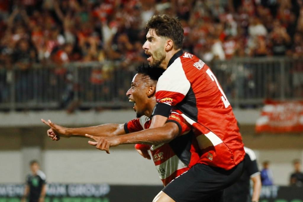 Hasil Super League: Drama 8 Menit, Madura United Comeback atas PSIM Yogyakarta 