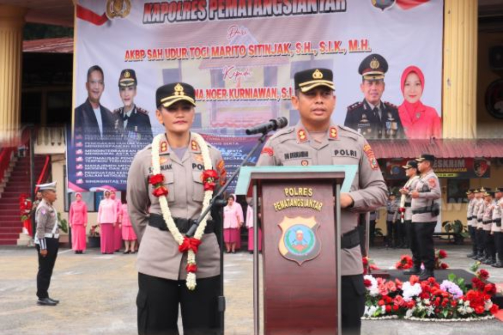 Tongkat Komando Polres Pematangsiantar Berganti, AKBP Dhana Gantikan AKBP Sah Udur