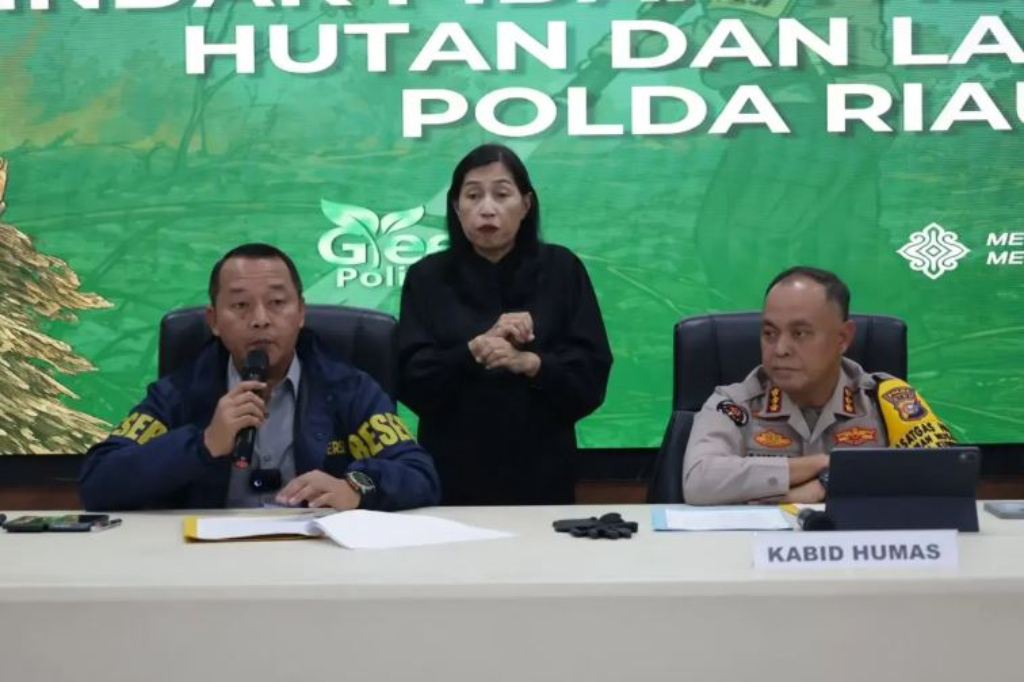 Karhutla Riau Capai 3.387 Hektare, Polisi Tetapkan 61 Tersangka dari 58 Kasus