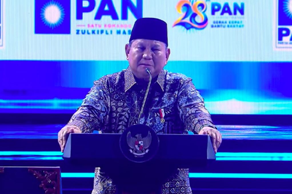Prabowo di HUT ke-28 PAN: Saya Hadir di Tengah-Tengah Kawan Seperjuangan yang Setia