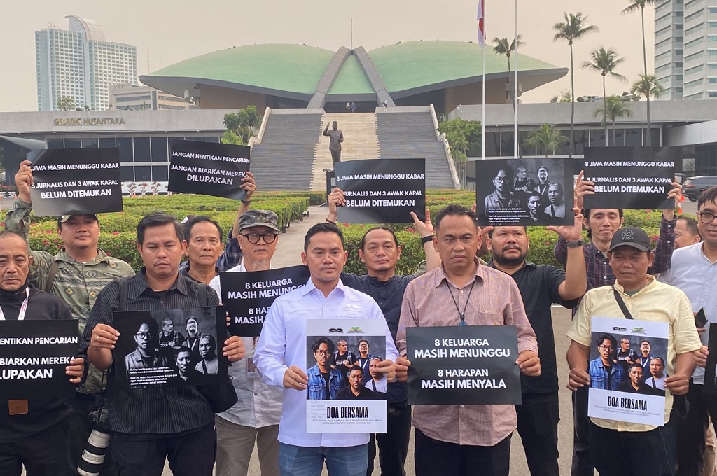 Wartawan Parlemen Doakan 5 Jurnalis dan 3 Kru Kapal Hilang: Kami Optimistis Ditemukan Selamat