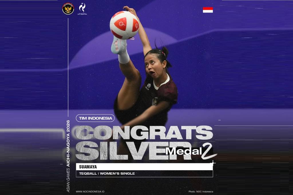 Sumaya Ukir Sejarah, Medali Perak Pertama Indonesia di Asian Games 2026 Datang dari Teqball