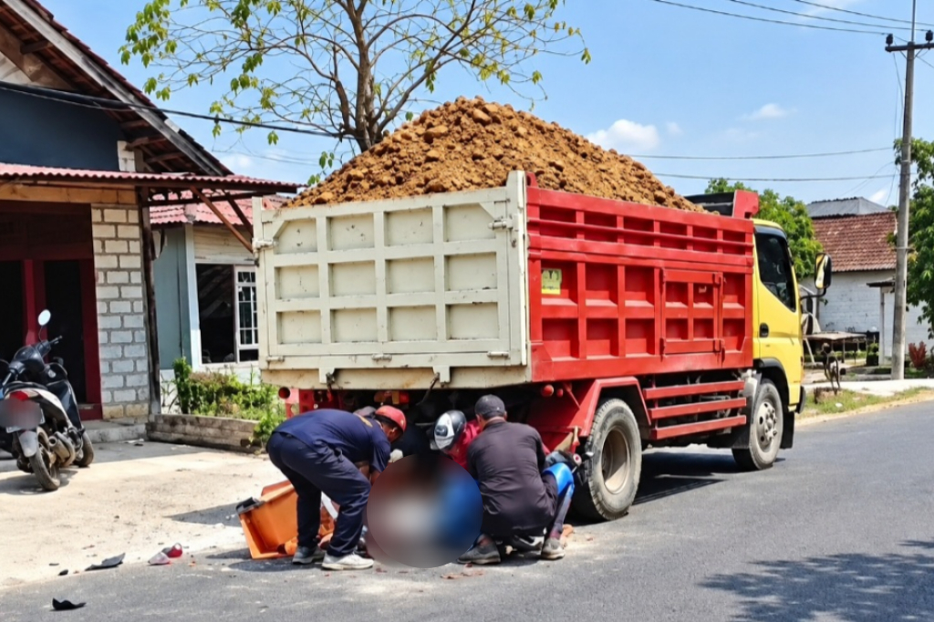 Kecelakaan Maut di Bojonegoro, Pengendara Motor Nmax Tewas Tabrak Truk