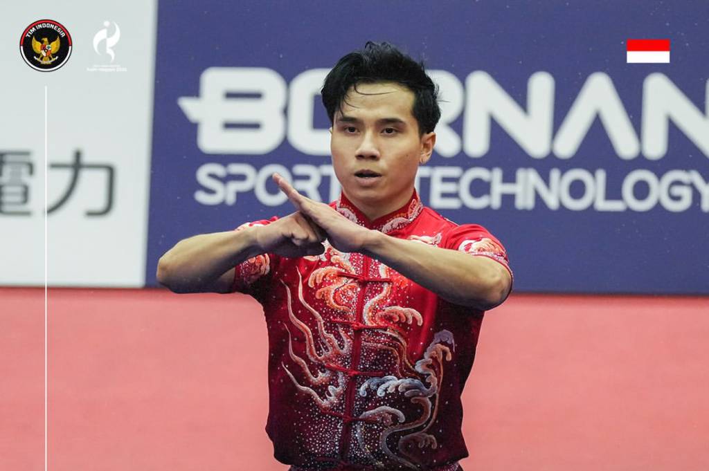 Indonesia Raih Medali Pertama Asian Games 2026 dari Cabor Wushu 