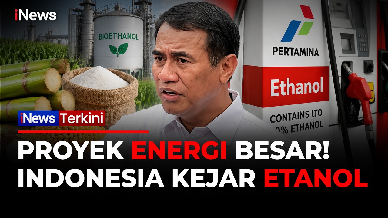 2 Juta Hektare Lahan Disiapkan! Pemerintah Genjot Produksi Etanol dari Tebu, Jagung dan Singkong
