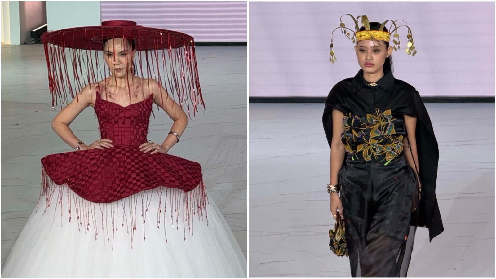 Desainer Muda SFA Hadirkan Warisan Dayak hingga Gaun Avant-Garde di Fashion Nation 2026