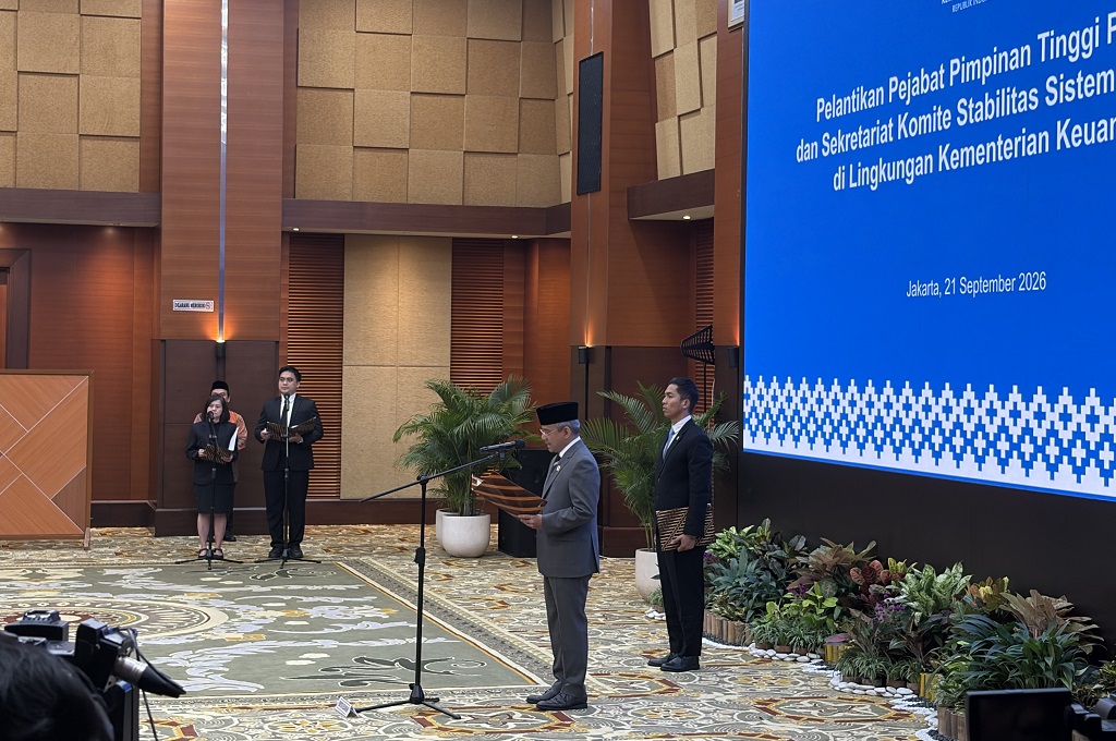 Usai Gantikan Purbaya, Menkeu Suahasil Lantik 14 Pejabat Baru Kemenkeu