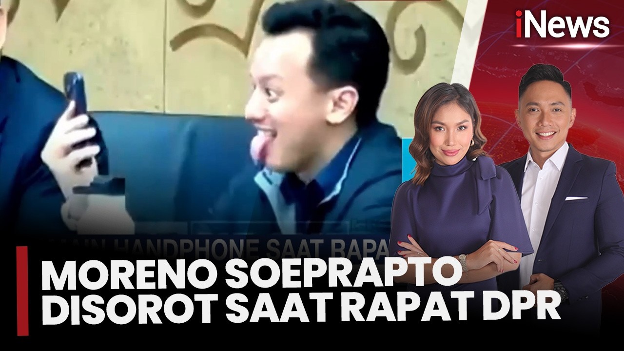 Viral Video Main HP Saat Rapat DPR, Moreno Soeprapto Minta Maaf usai Aksi Melet Disorot Netizen